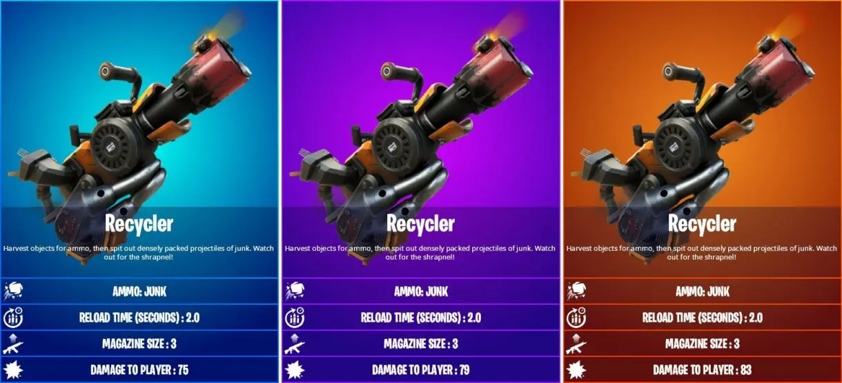 fortnite recicladora