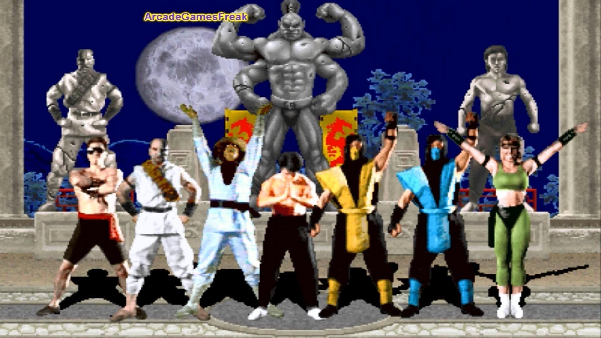 Выборы мортал комбат. Mortal Kombat 1992. Мортал комбат самая первая игра. Mortal Kombat (игра, 1992) герои. Мортал комбат 1 игра.