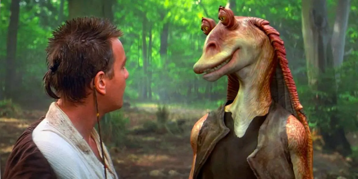 jar jar binks obi wan kenobi
