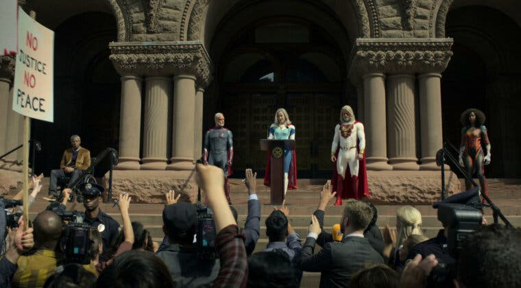 Imagen de Jupiter´s Legacy, la nueva serie de superhéroes de Netflix, se luce en su brutal primer tráiler
