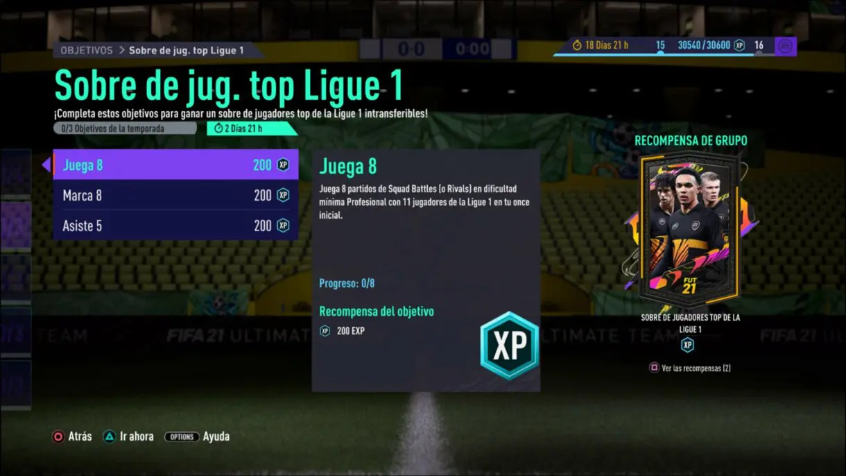 FIFA 21 Ultimate Team TOTS sobre gratuito Serie A en objetivos
