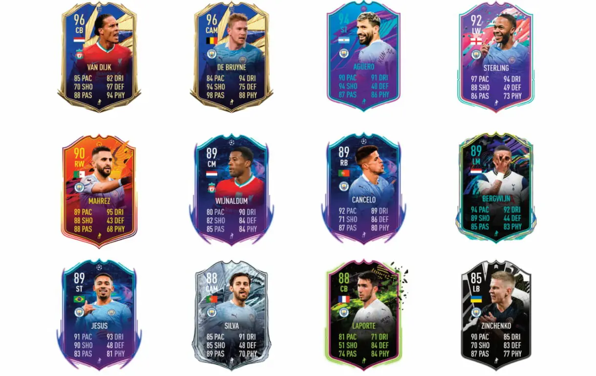 FIFA 21 Ultimate Team links verdes de Aké Showdown.