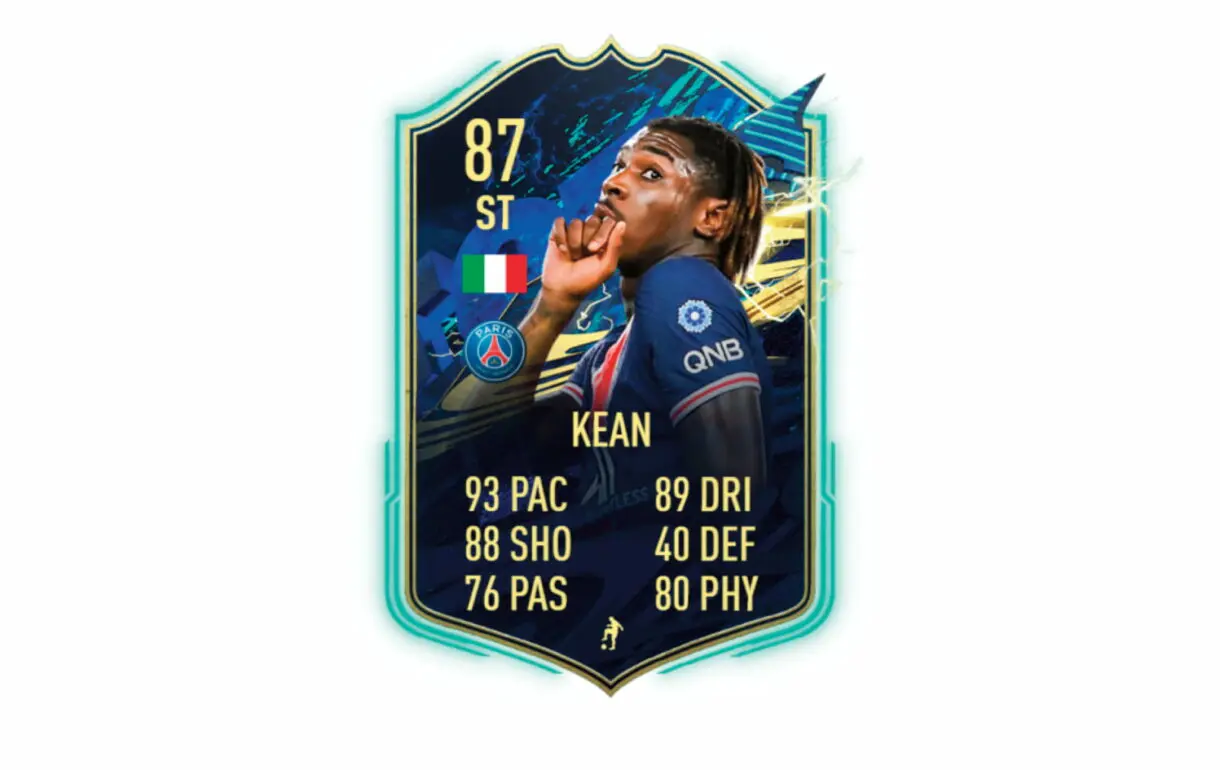 Link naranja de Chiesa TOTS. FIFA 21 Ultimate Team