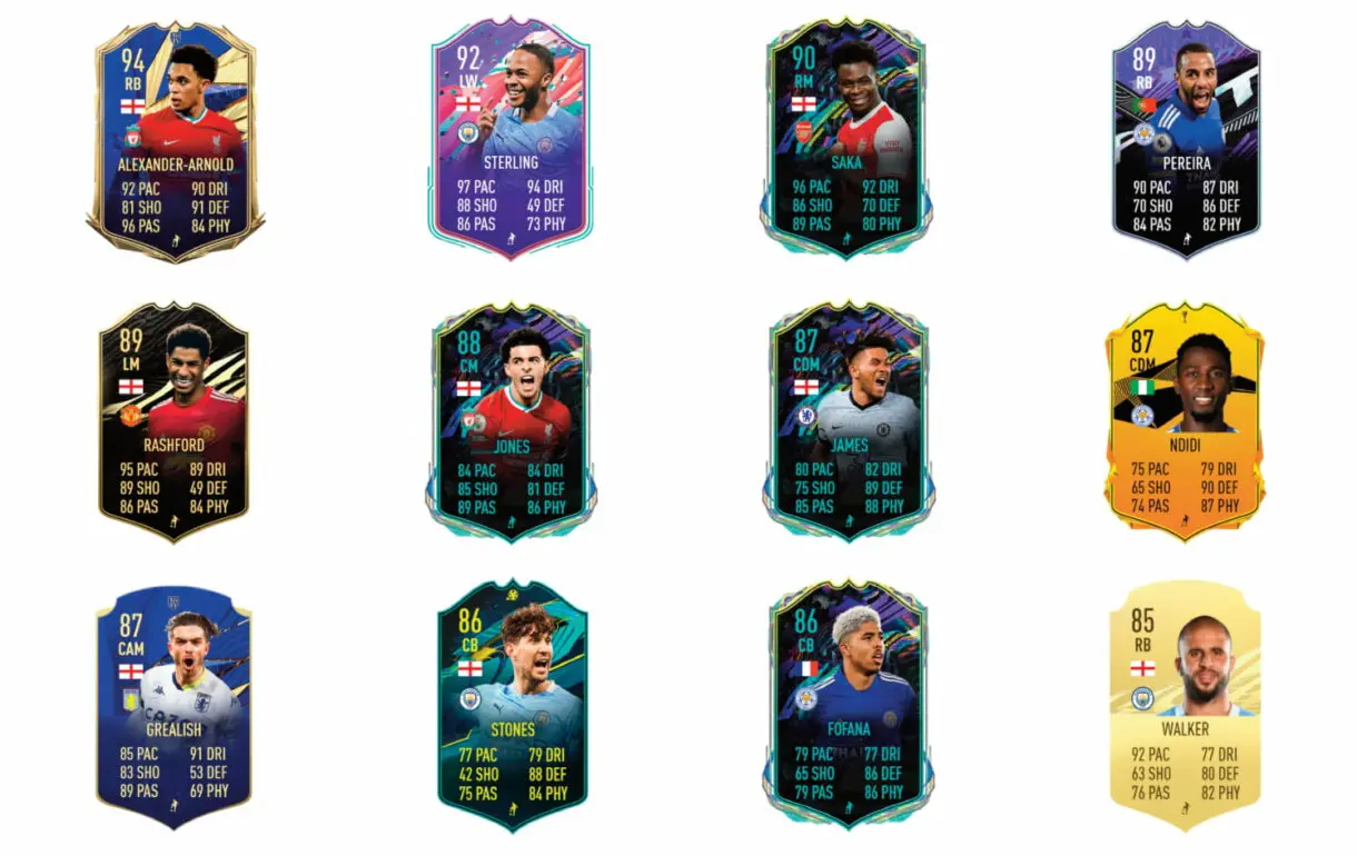 FIFA 21 Ultimate Team Choudhury FUT Birthday links verdes