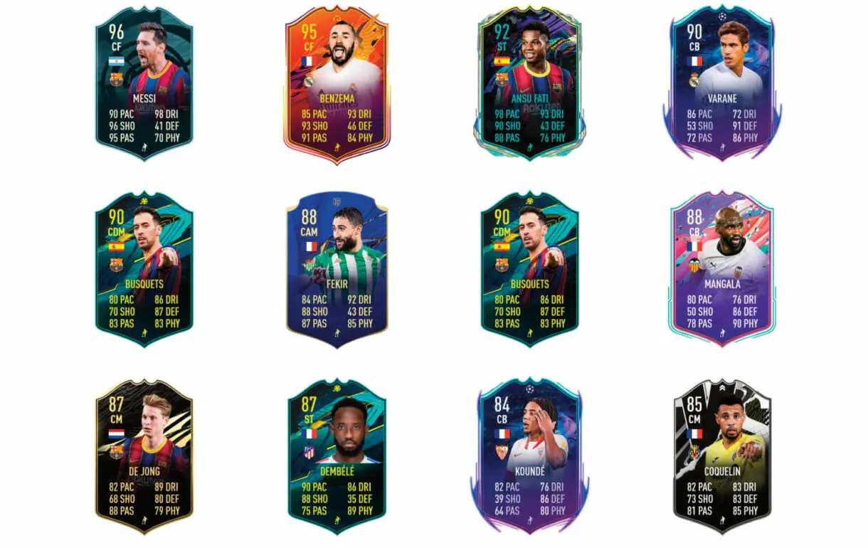 FIFA 21 Ultimate Team Ousmane Dembélé IF links verdes review