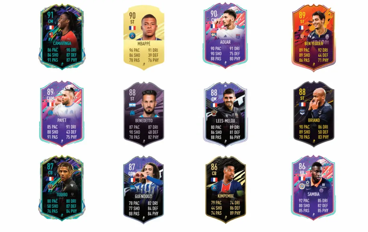 FIFA 21 Ultimate Team Ousmane Dembélé IF links naranjas review