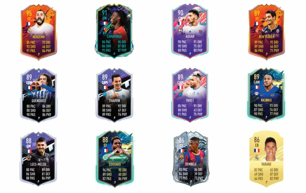 Links naranjas de Digne TOTS Moments. FIFA 21 Ultimate Team