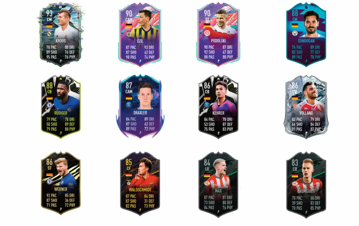 Niederlechner Jugador de Liga. FIFA 21 Ultimate Team links naranjas