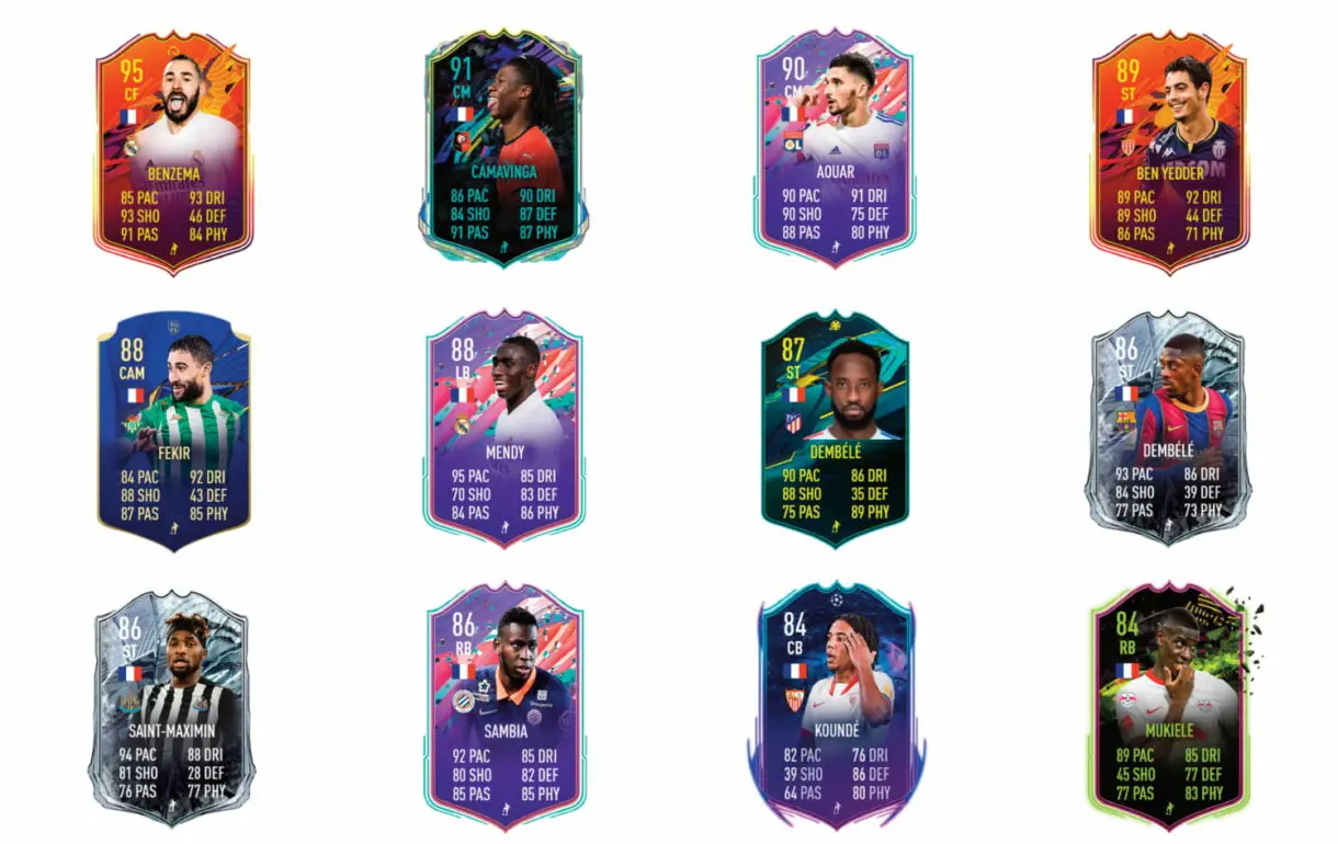 FIFA 21 Ultimate Team Tolisso Showdown links verdes