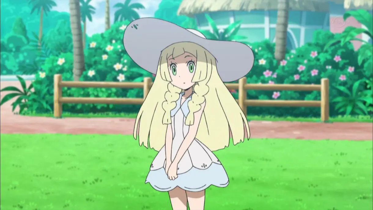 Lylia anime de Pokemon