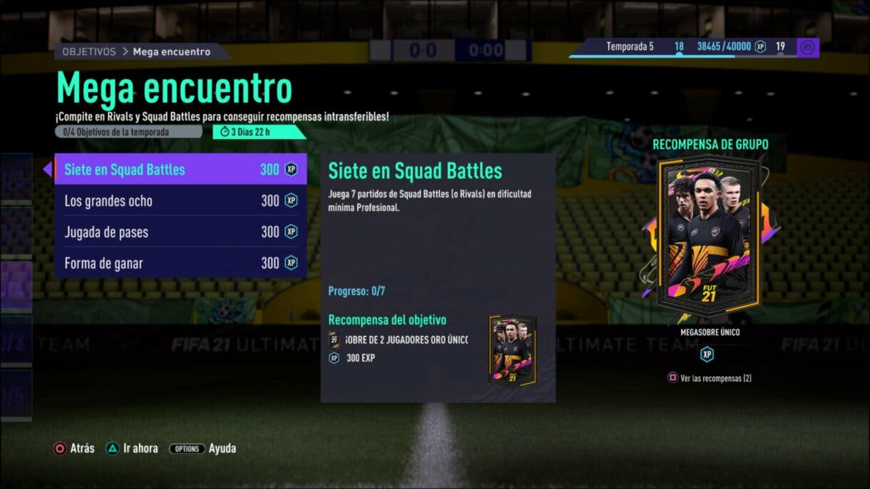 FIFA 21 Ultimate Team: un Megasobre Único gratuito está disponible por tiempo limitado. "Mega encuentro"