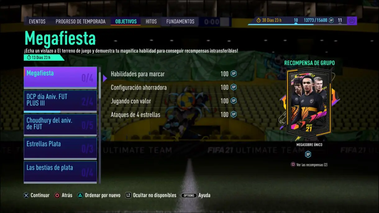 FIFA 21 Ultimate Team Megasobre gratuito FUT Birthday Megafiesta torneo free to play pack