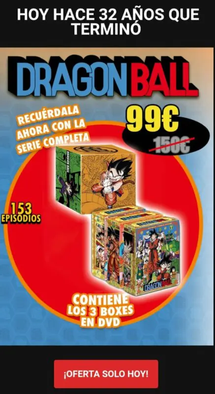 oferta dragon ball