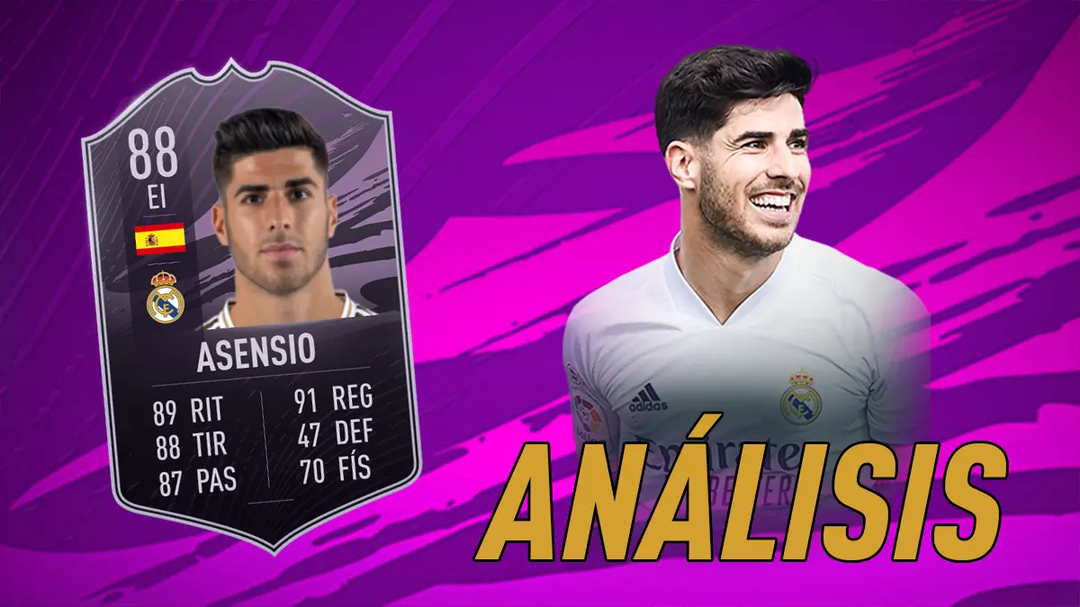 FIFA 21 Ultimate Team Análisis Asensio Jugador de Liga