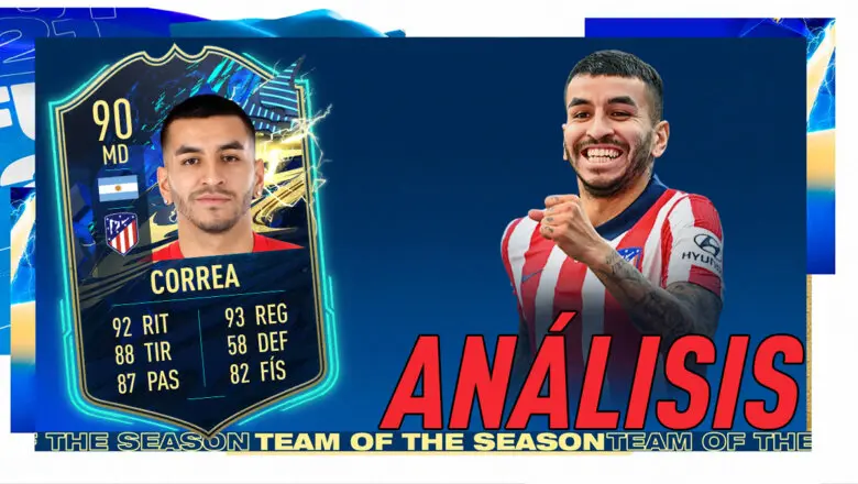 FIFA 21 Ultimate Team Análisis Correa TOTS