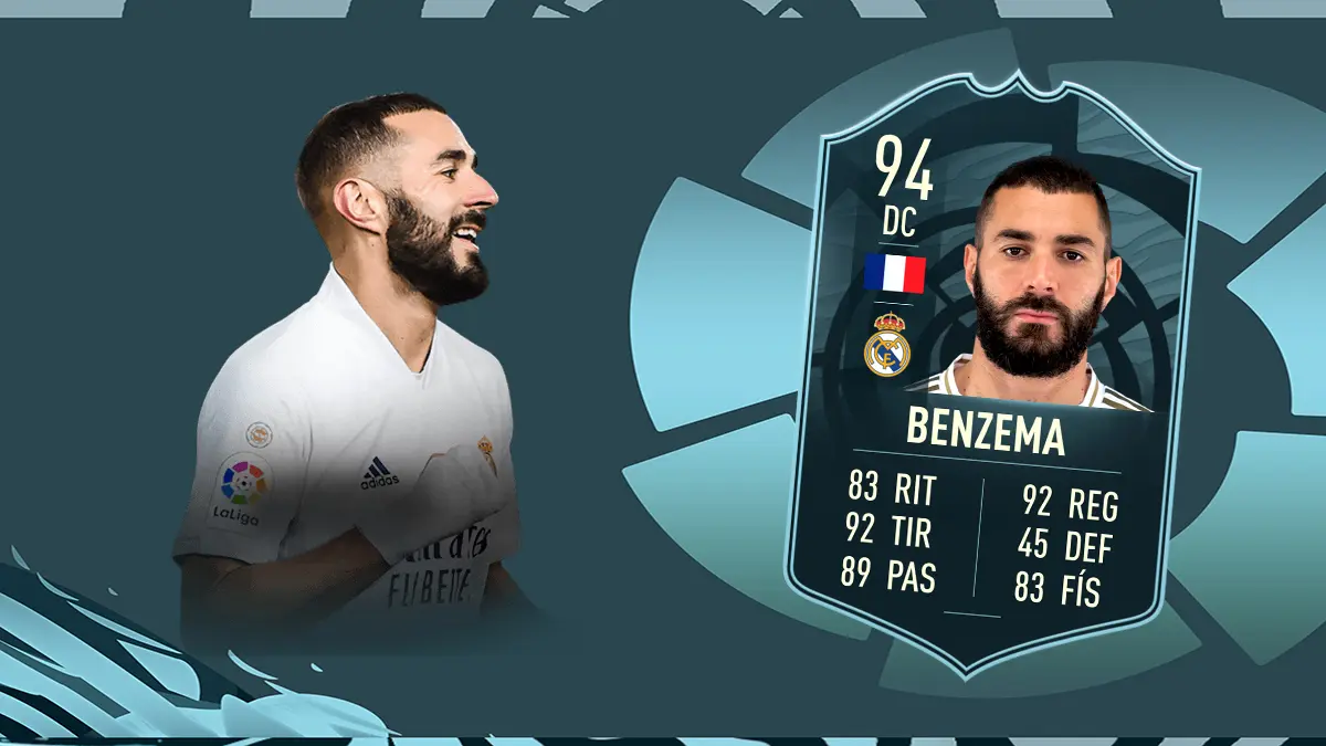 FIFA 21 Ultimate Team SBC Benzema POTM Marzo LaLiga Santander