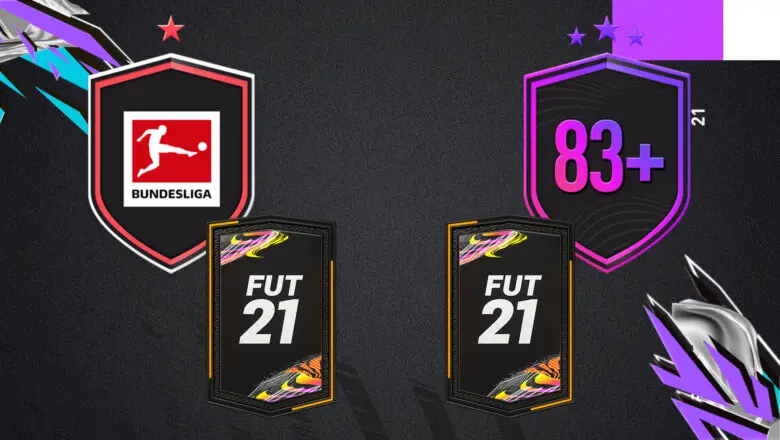 FIFA 21 Ultimate Team SBC Bundesliga Mejora 83+ x10
