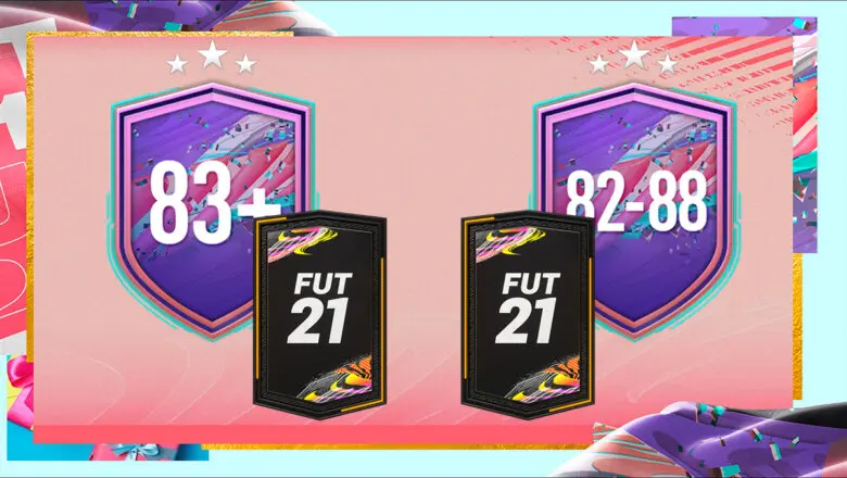 FIFA 21 Ultimate Team SBC FUT Birthday Doble mejora 83+ Mejora 82-88