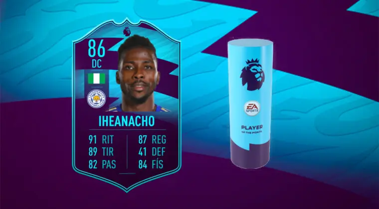 Imagen de FIFA 21: ¿Merece la pena Iheanacho POTM de la Premier League? + Solución del SBC