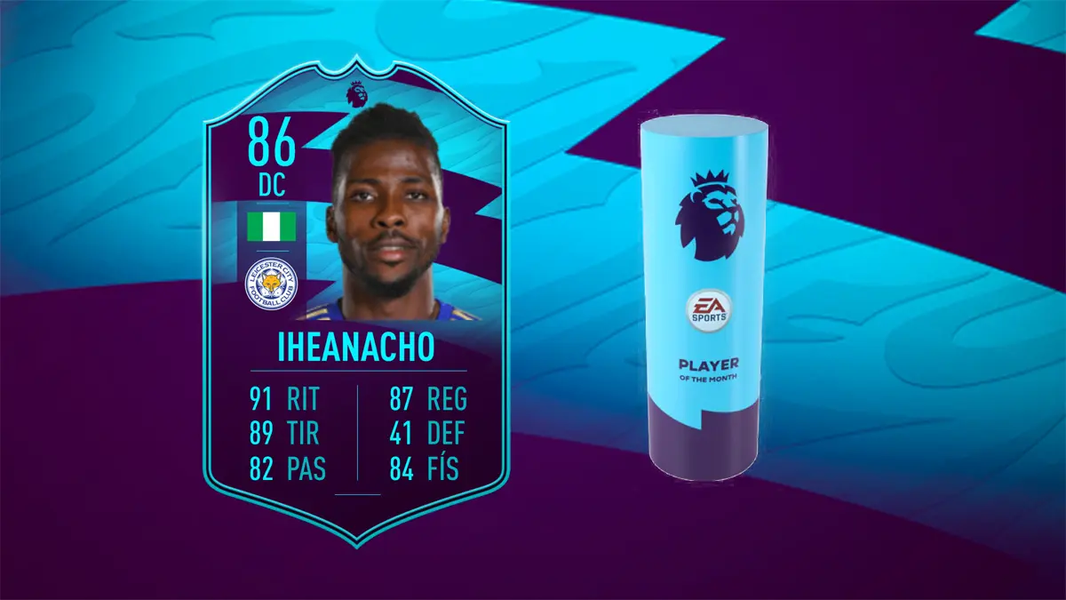 FIFA 21 Ultimate Team SBC Iheanacho POTM Marzo Premier League