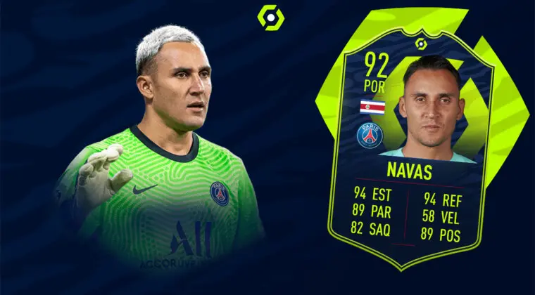Imagen de FIFA 21: solución al SBC de Keylor Navas POTM de la Ligue 1