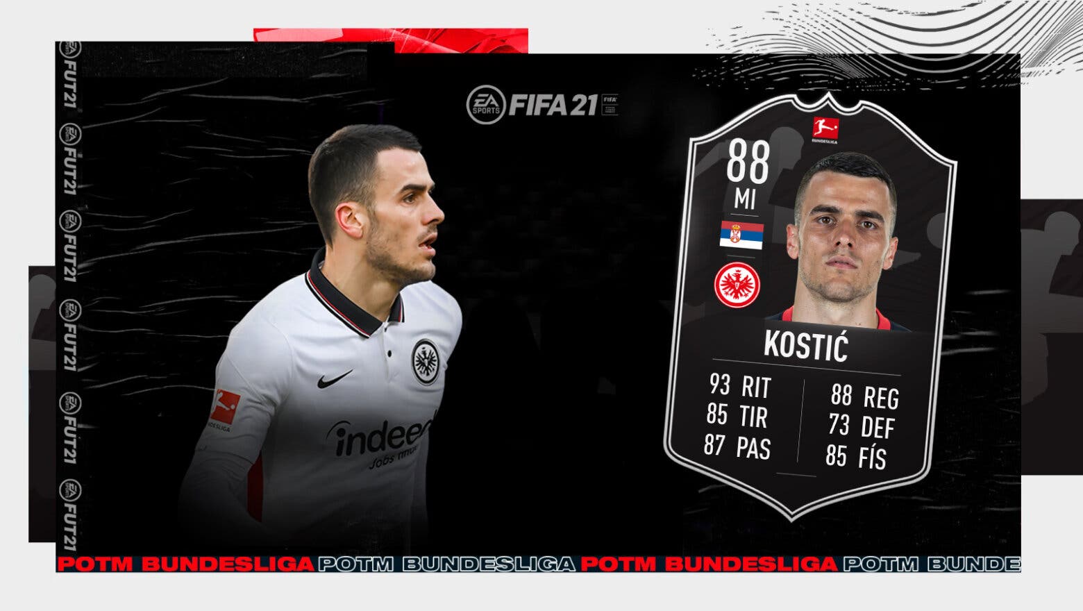 FIFA 21 Ultimate Team SBC Kostic POTM Bundesliga Marzo