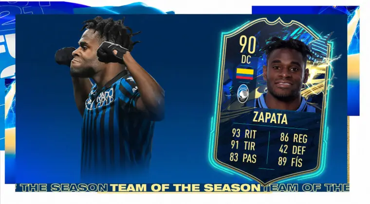 Imagen de FIFA 21: ¿Merece la pena Duván Zapata TOTS? + Solución del SBC