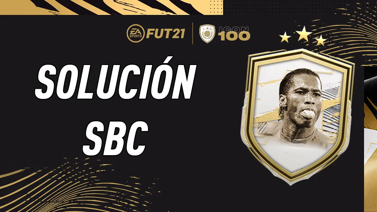 FIFA 21 Ultimate Team Solución SBC Drogba Icono Moments