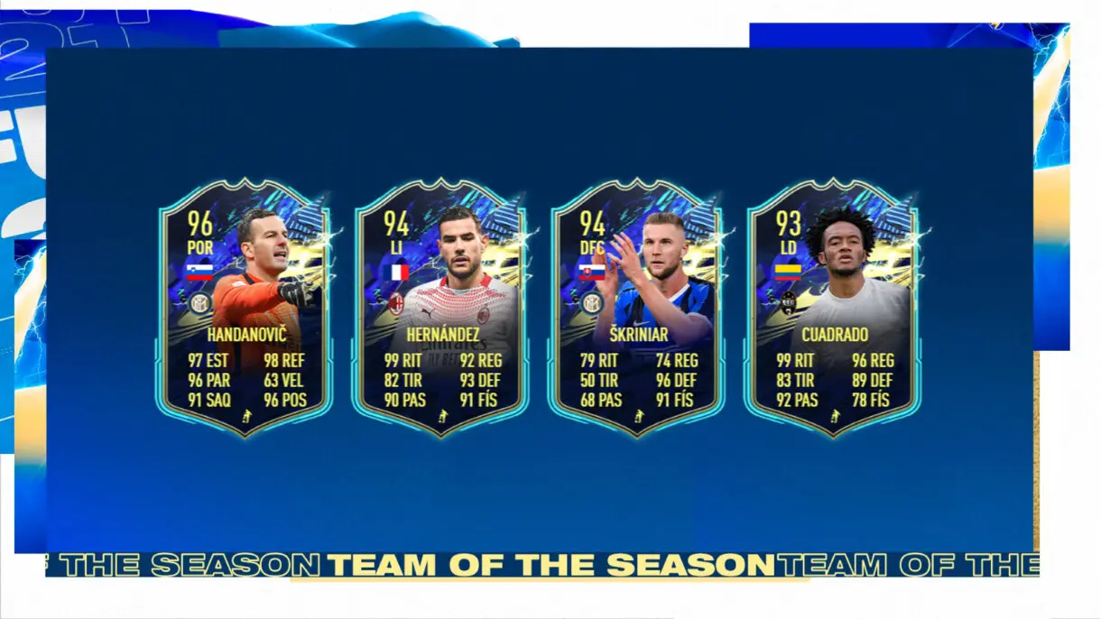 FIFA 21 Ultimate Team Serie A TOTS