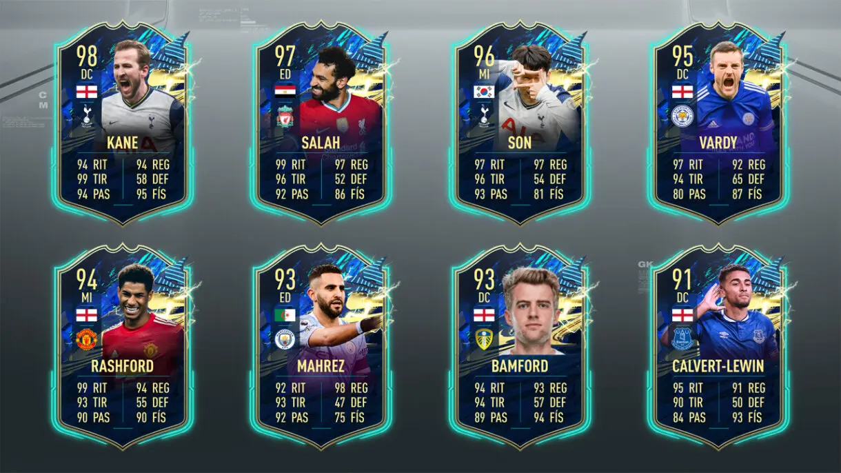 FIFA 21 Ultimate Team Predicción TOTS Premier League