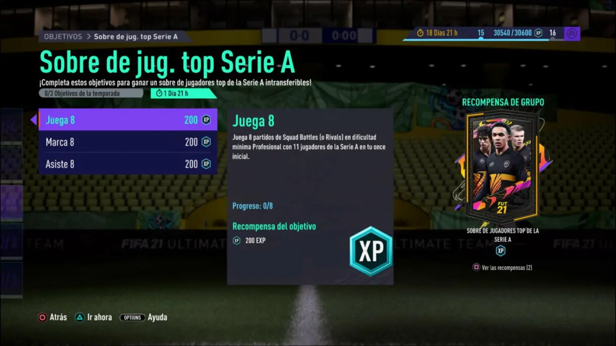 FIFA 21 Ultimate Team TOTS sobre gratuito Ligue One en objetivos