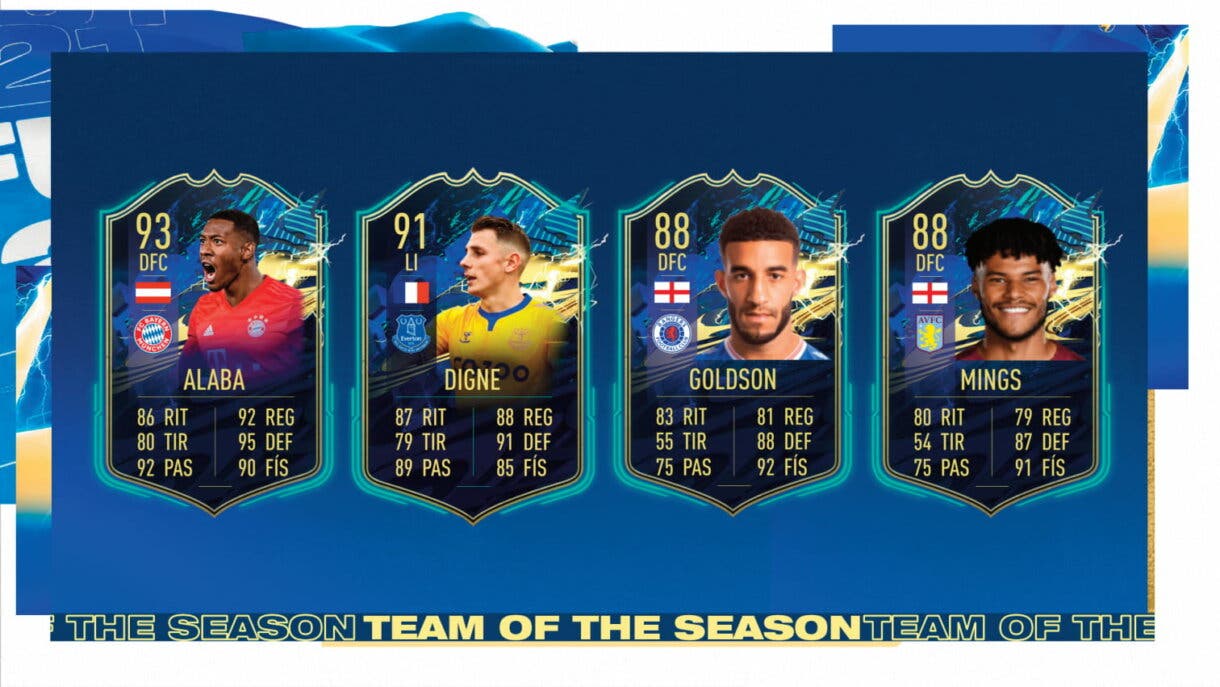 FIFA 21 Ultimate Team TOTS Equipo de la Comunidad los defensores más interesantes predicción medias y stats 1