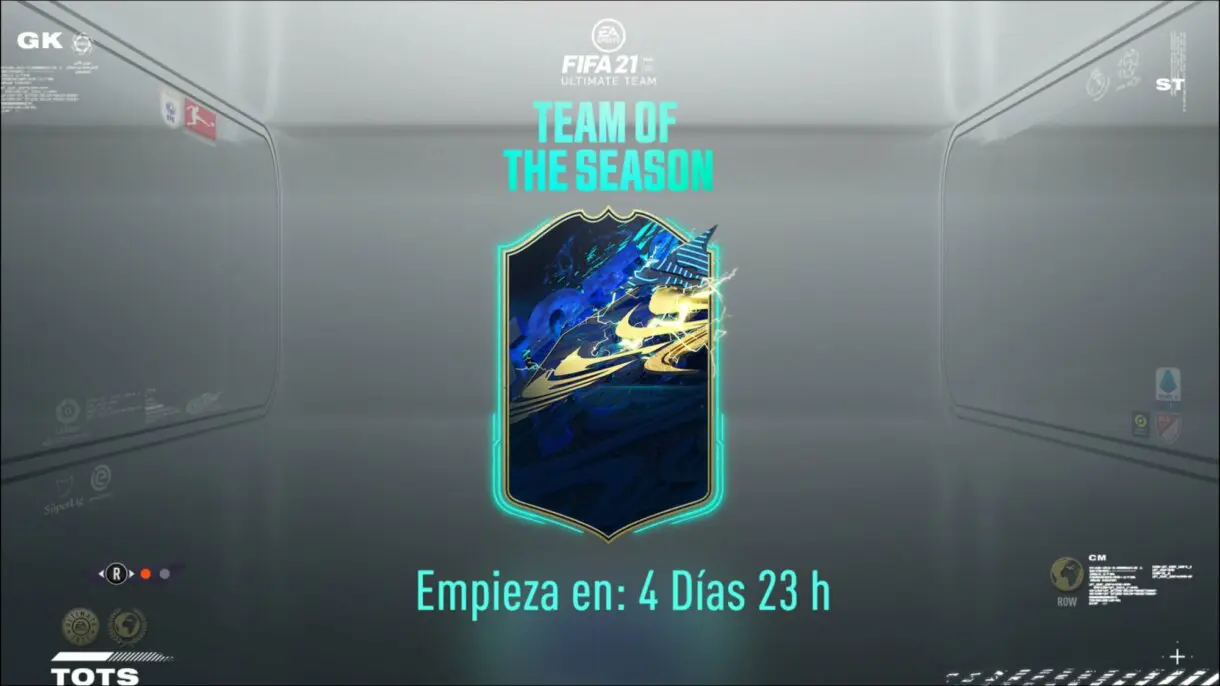FIFA 21 Ultimate Team pantalla de carga TOTS ligas y equipos confirmados