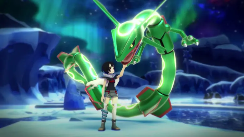 Tristana y Rayquaza Pokemon Masters EX