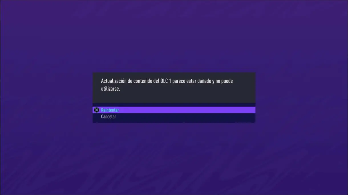 FIFA 21 Ultimate Team error de la nueva actualización