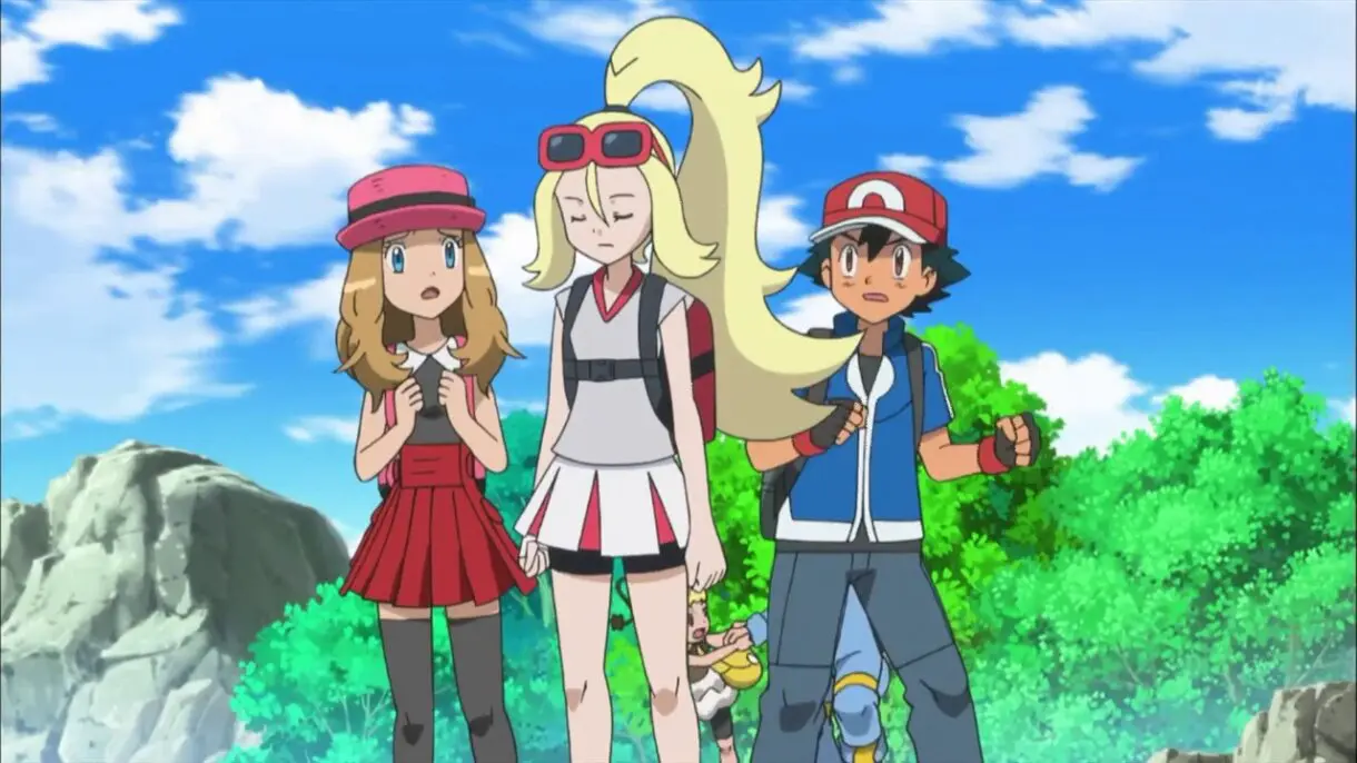 Corelia Serena Ash anime Pokemon