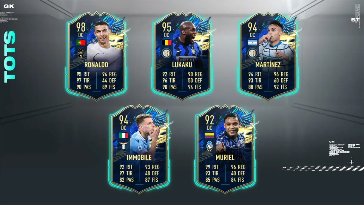 FIFA 21 Ultimate Team Predicción TOTS Serie A atacantes
