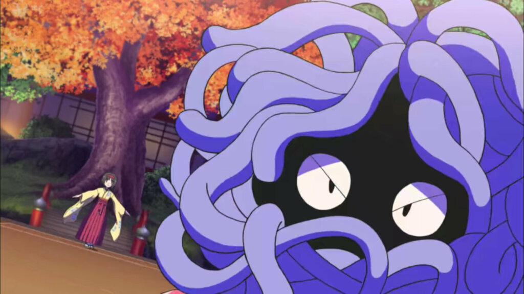 Erika y Tangela Pokemon