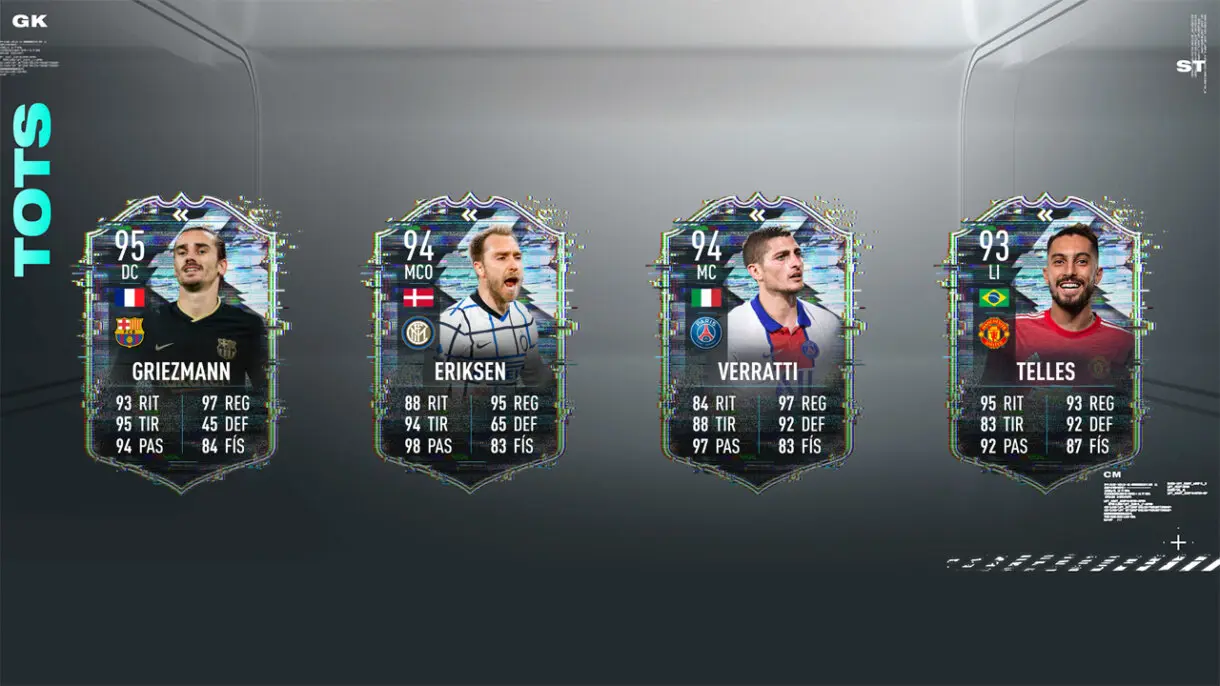 FIFA 21 Ultimate Team Predicción TOTS Ultimate Flashback