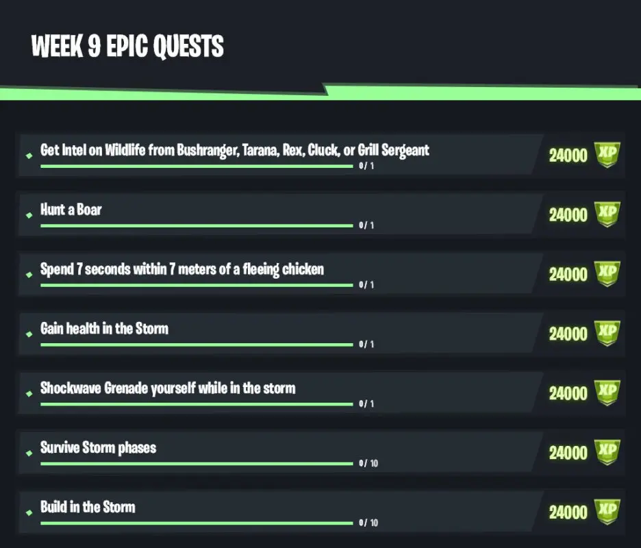 fortnite desafios 2 bien