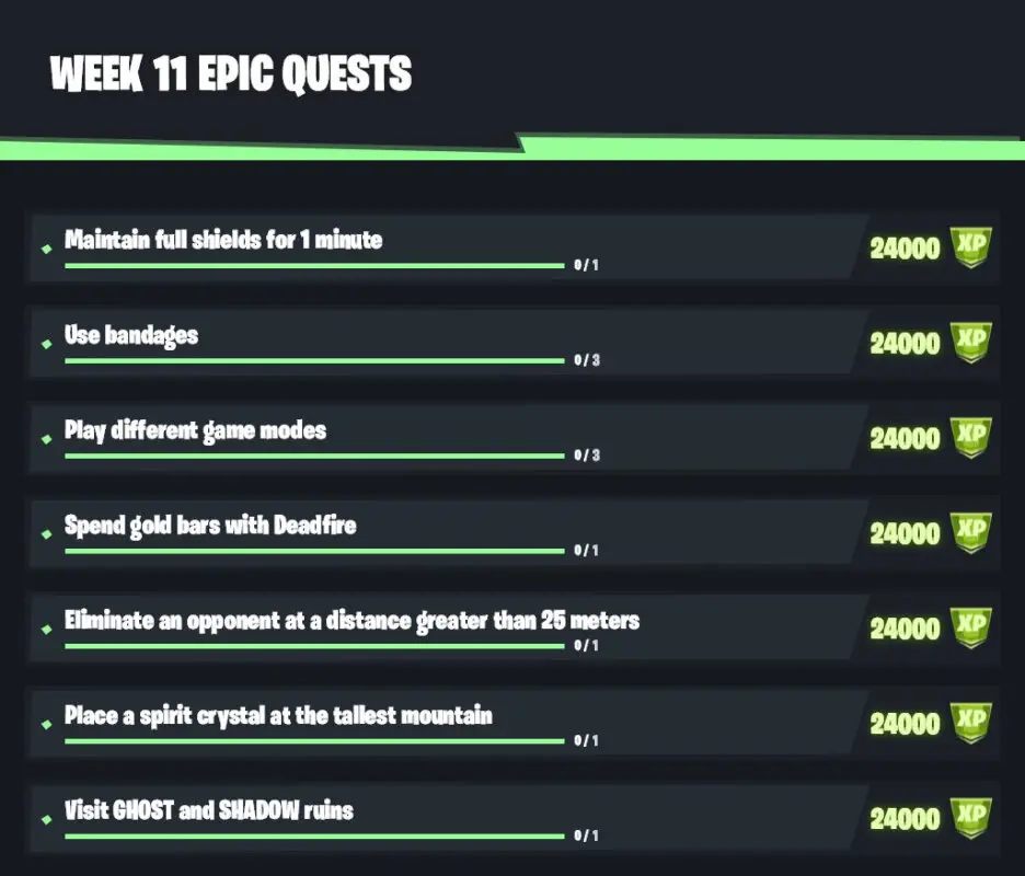 fortnite desafios 8 bien