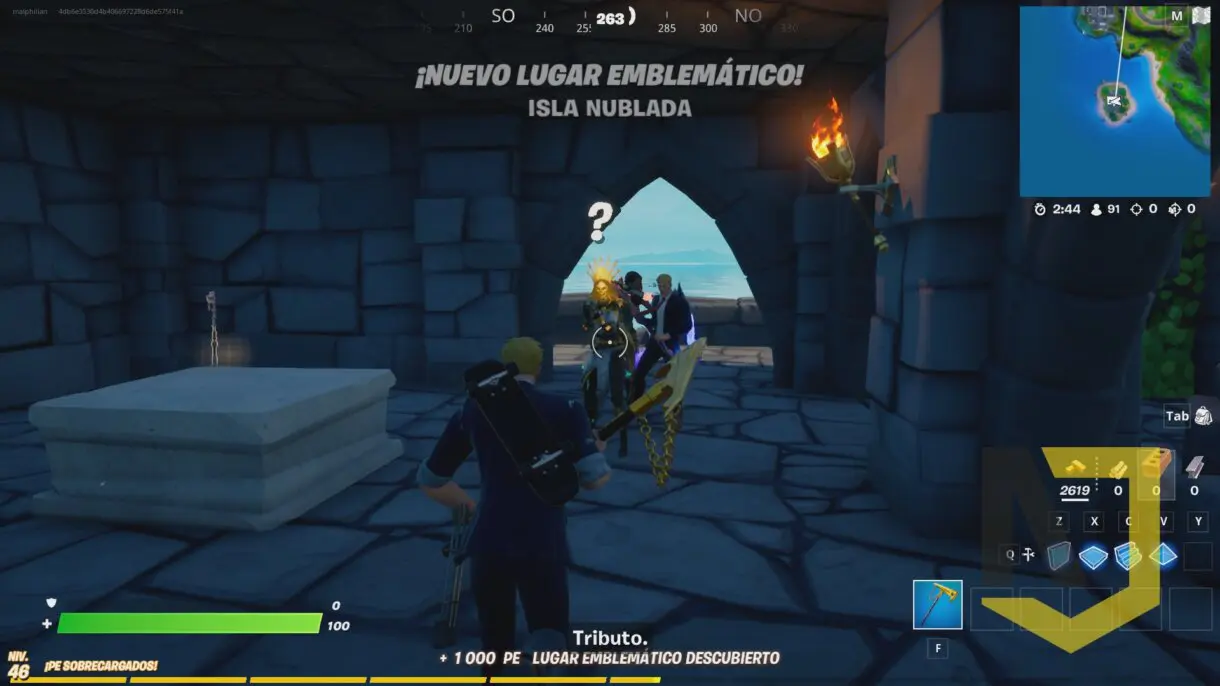 fortnite lara croft oro 2