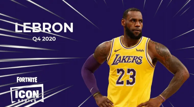 Imagen de Fortnite revela la fecha de lanzamiento de la nueva skin de Lebron James