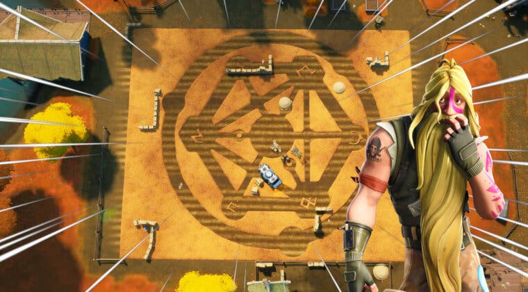 Imagen de Fortnite: aparece un nuevo símbolo alienígena en el mapa que anticipa varios cambios para la Temporada 7
