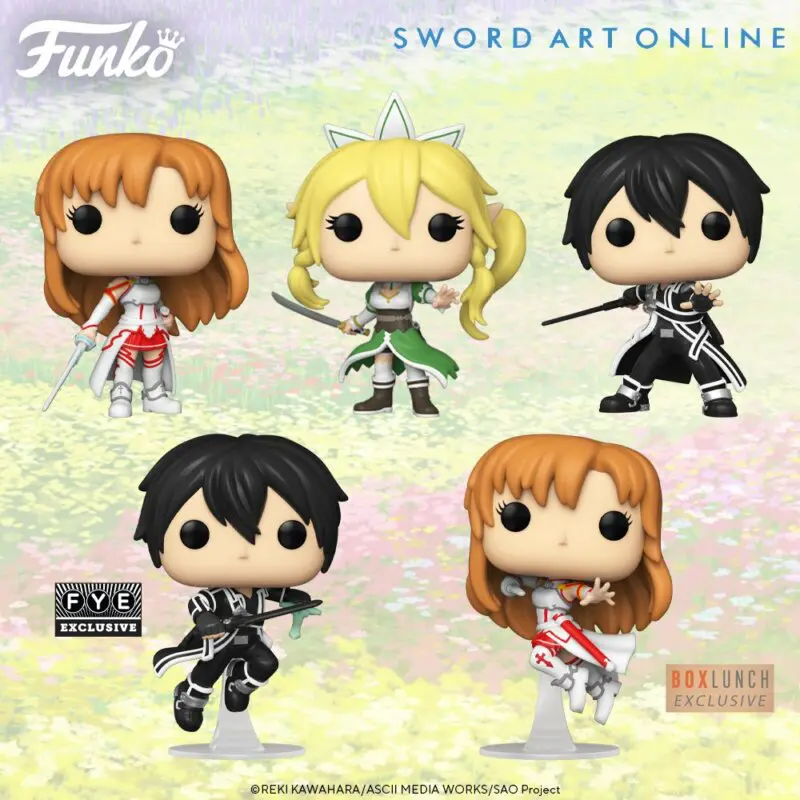 Funko POP Sword Art Online Kirito Asuna Leafa