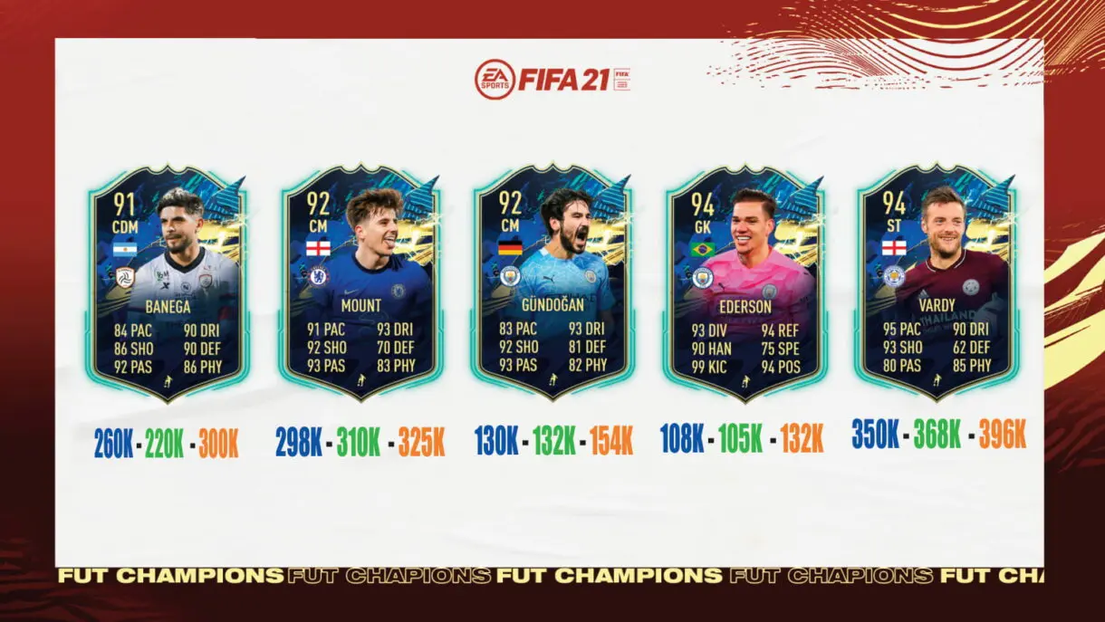 FIFA 21 Ultimate Team : ¿Qué TOTS de la Premier League y Liga Saudí elijo en las recompensas de FUT Champions? Nivel 3