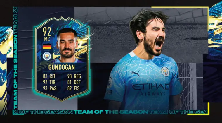 Imagen de FIFA 21: review de Gündogan TOTS. ¿Una ganga o carta con poco valor?