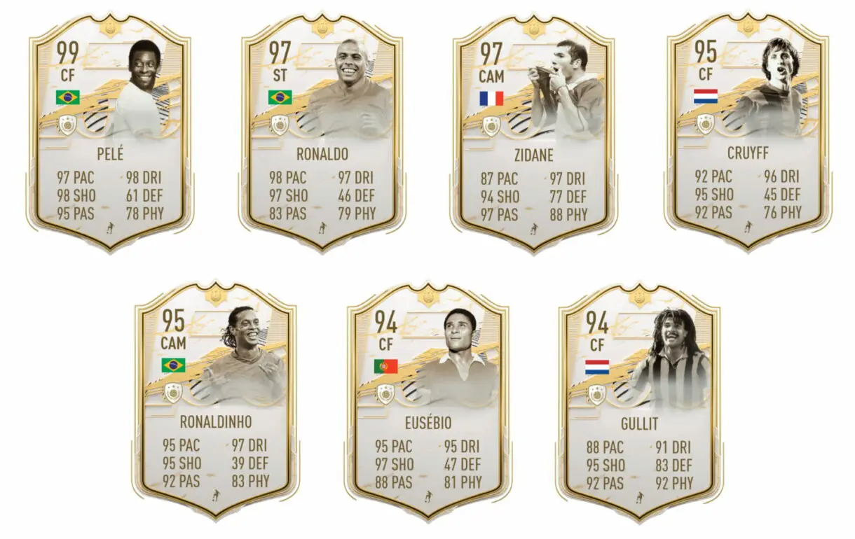 FIFA 21 Ultimate Team Icon Swaps player pick Icono Moments +93 Iconos primerísimo nivel