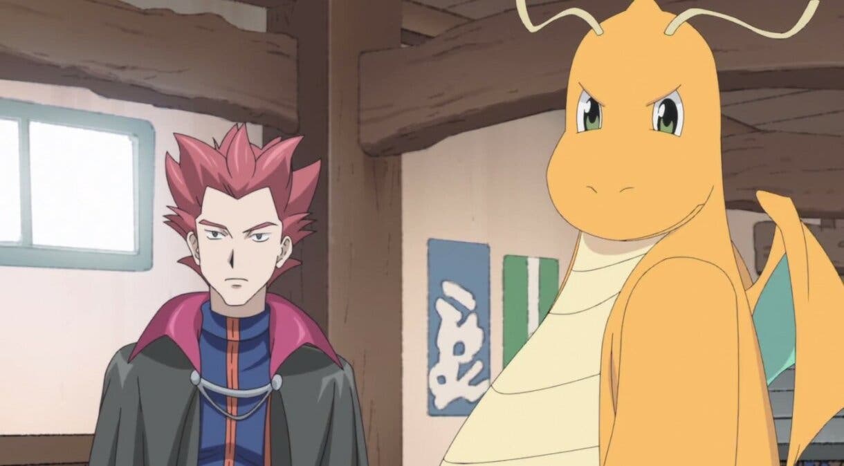Lance y Dragonite Pokemon