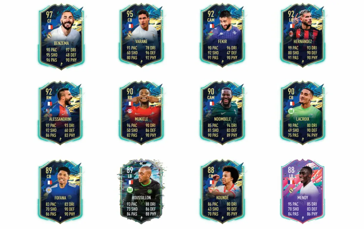 Links naranjas de Matuidi TOTS. FIFA 21 Ultimate Team